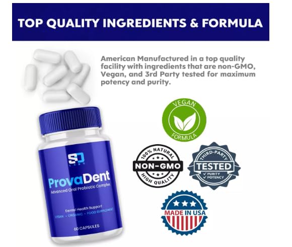 Provadent capsules for natural oral care and healthy gums